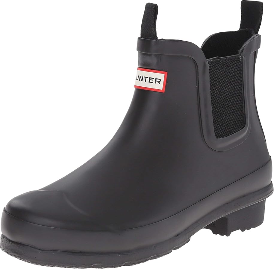 Amazon.com | Hunter Kids Original Chelsea Rain Boot, Black